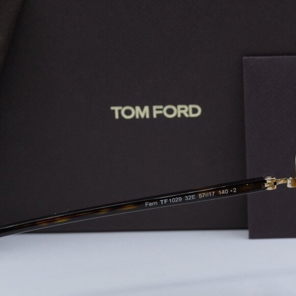 Tom Ford FT1029 32E Square Sunglasses – Rose Gold main image 4